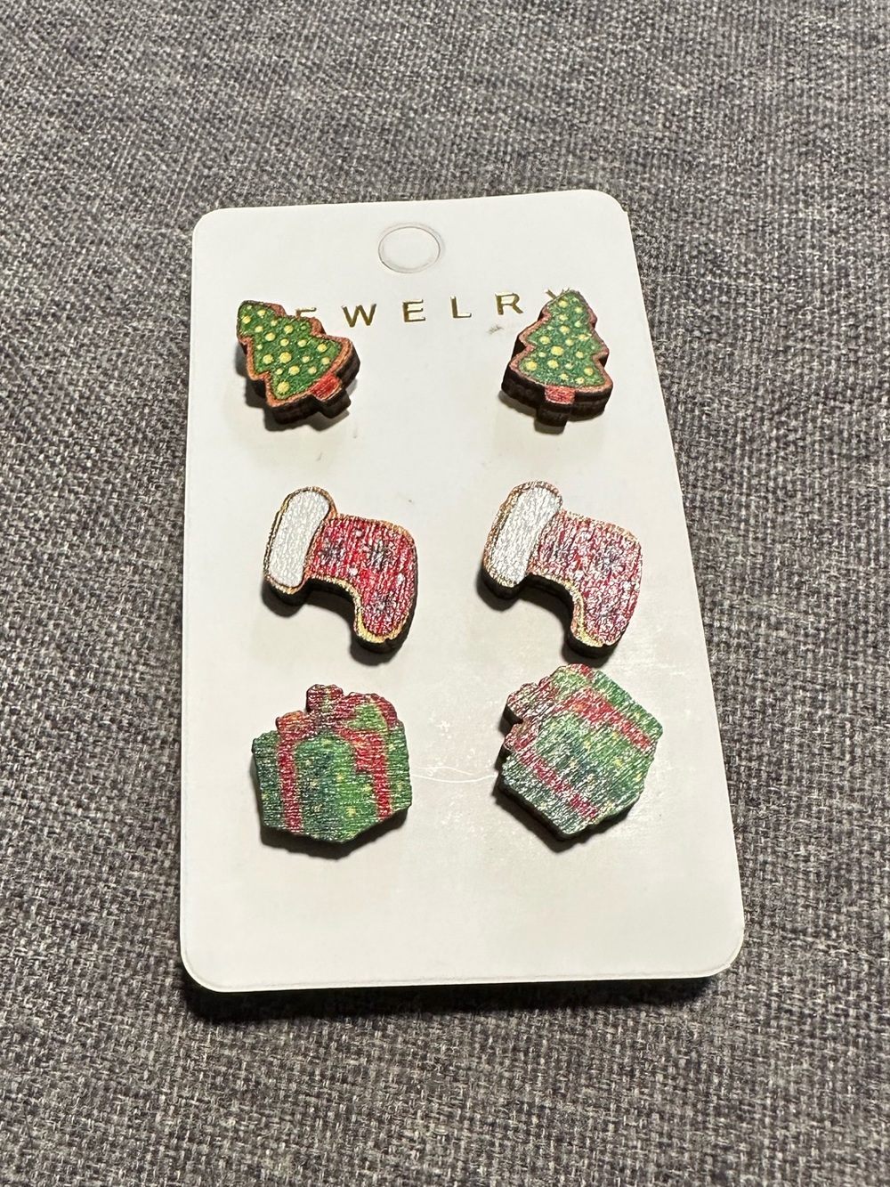 Christmas Earrings 3 Pair New